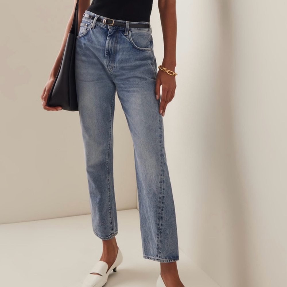 Toteme Twisted Seam Denim Full Length